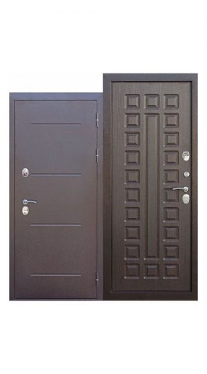 Входная дверь - Ferroni - 11 см ISOTERMA Медный антик Венге