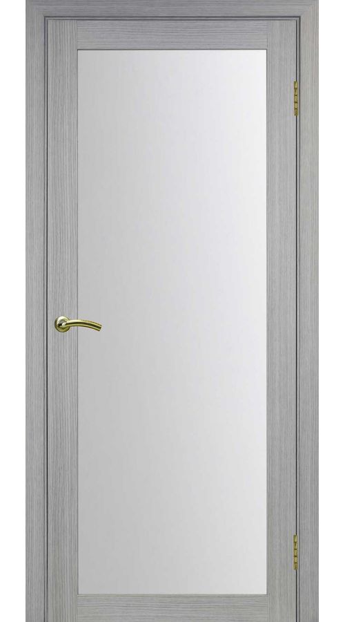 Межкомнатная дверь Турин 501 Дуб серый (остекление мателюкс)