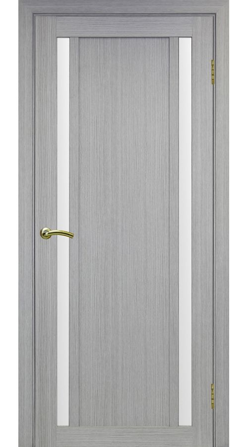 Межкомнатная дверь Турин 522 Дуб серый (остекление мателюкс)