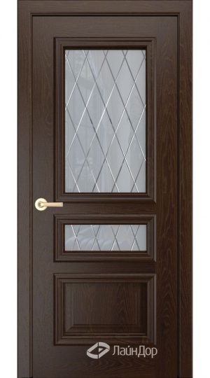 Межкомнатная дверь Агата ТОН-48 (стекло)