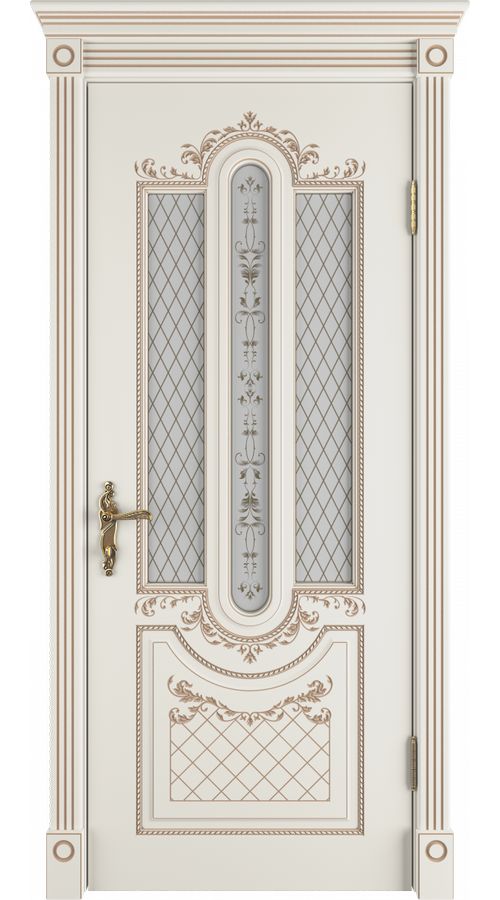 Межкомнатная дверь Alexandria Слоновая кость (стекло) Симферополь
