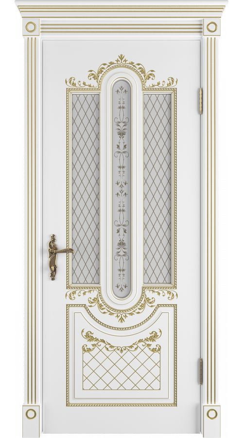 Межкомнатная дверь Alexandria Белый (стекло) Симферополь