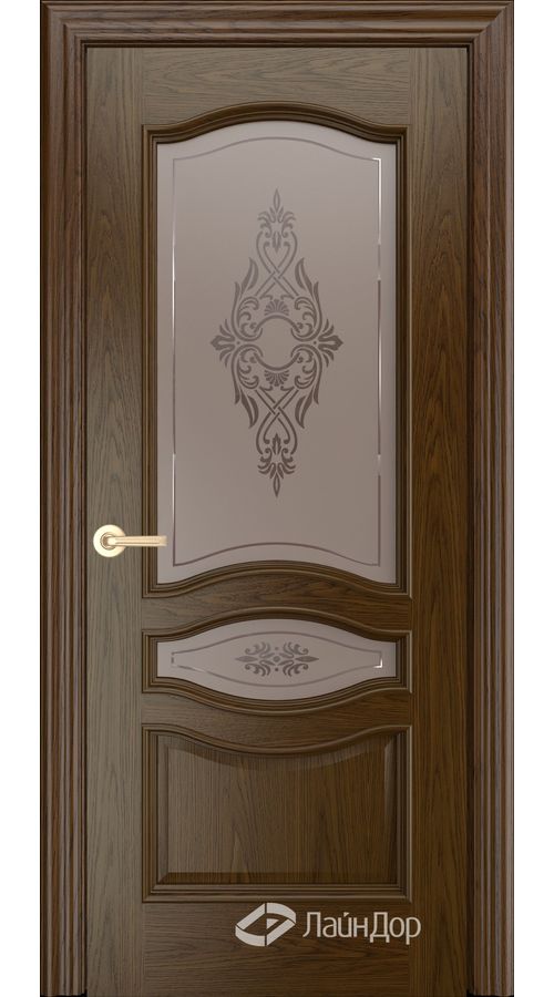 Межкомнатная дверь Амелия ТОН-45 (стекло)
