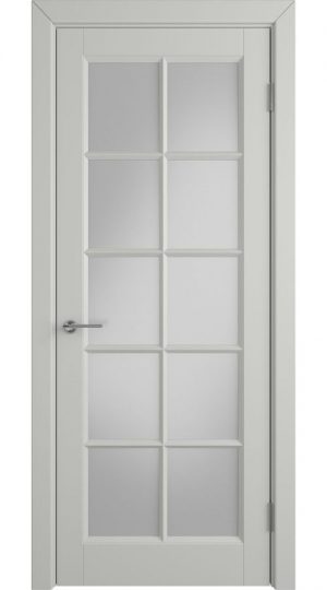 Межкомнатная дверь Stockholm Glanta Cotton (стекло White Gloss)