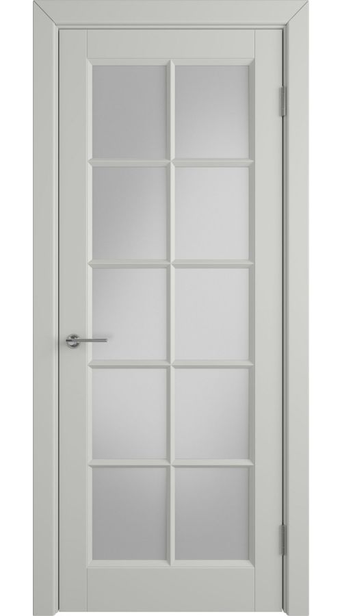 Межкомнатная дверь Stockholm Glanta Cotton (стекло White Gloss)