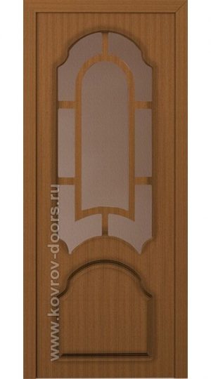 Межкомнатная дверь Соната Орех (стекло) Симферополь