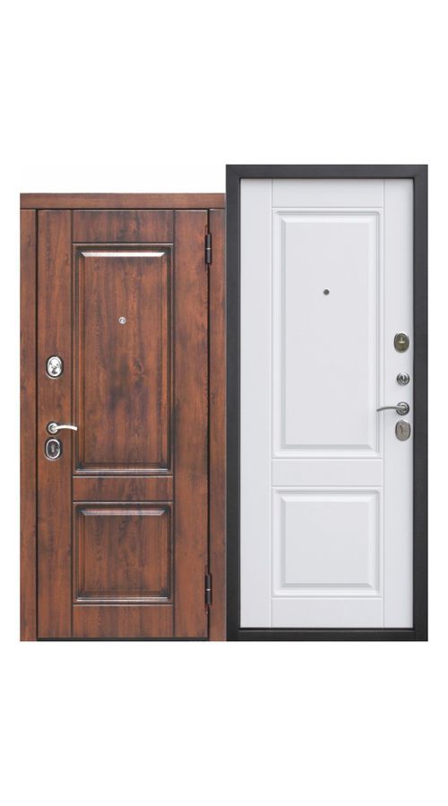 Входная дверь 9,5 см ВЕНА Винорит Патина МДФ МДФ Белый матовый в Симферополе