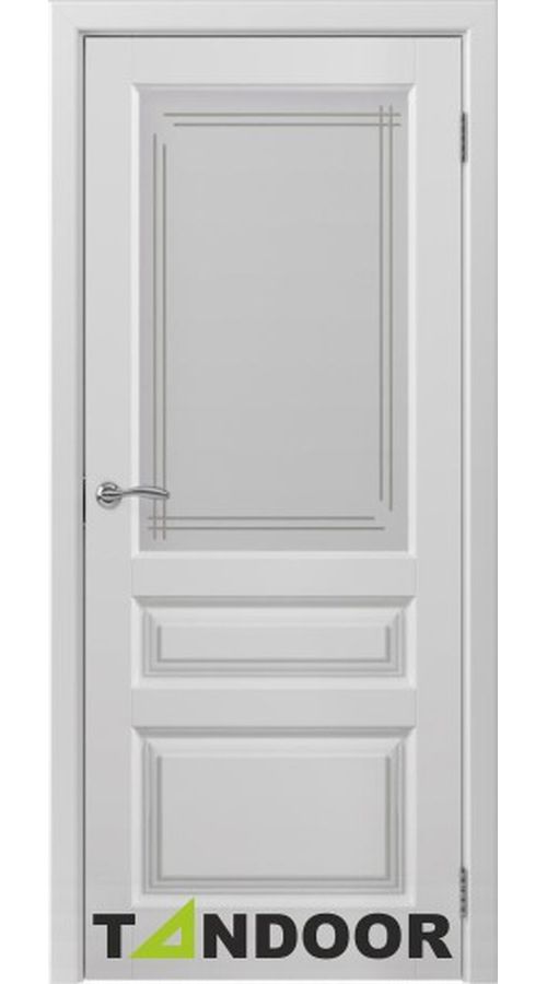 Межкомнатная дверь Tandoor Бенатти 2 Белый жемчуг ДВО сатин в Симферополе