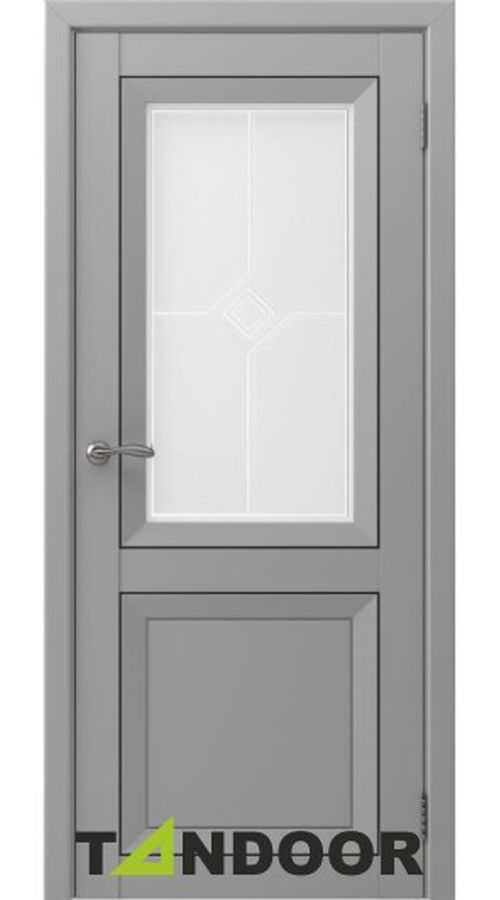 Межкомнатная дверь Tandoor Деканто серый бархат ДО серый сатин в Симферополе