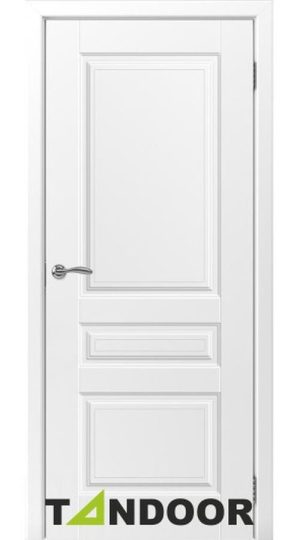 Межкомнатная дверь Тандор Кантри 5,5мм Эмаль белая ДГ в Симферополе