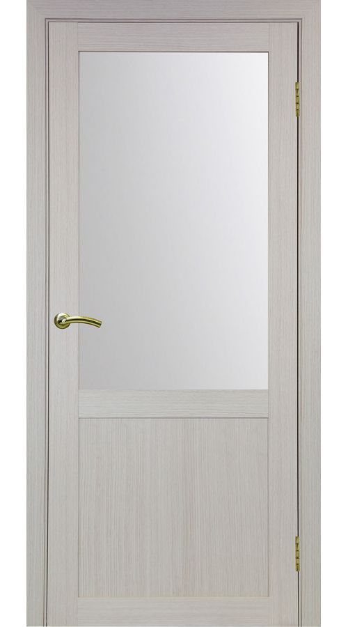 Межкомнатная дверь Турин 502 дуб белёный (стекло) в Симферополе