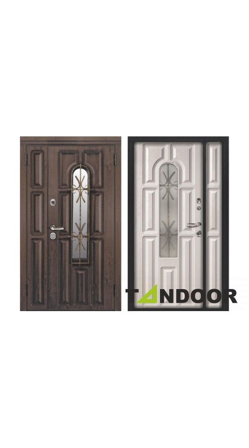 Входная дверь Tandoor Сорренто Securemme ясень кремовый 1200х2050 в Симферополе