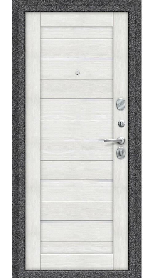 Дверь входная Porta S 104.П22 Антик Серебро Bianco Veralinga 2 в Симферополе