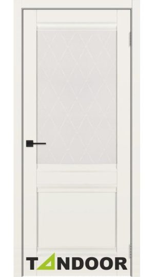 Межкомнатные двери в Симферополе Гранд 5 ваниль ДО сатин рисунок